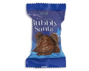 Free Chocolate Bubbly Santa