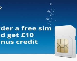 Free O2 Sim Card with £10 Credit