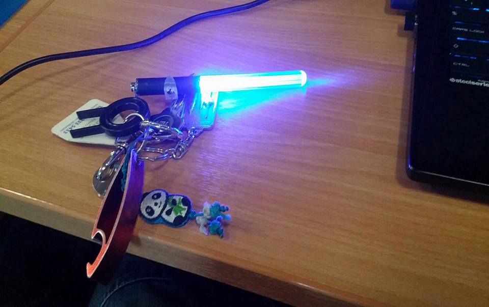 Free LED Lightsaber Keyring